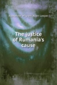 justice of Rumania's cause