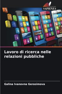 Lavoro di ricerca nelle relazioni pubbliche