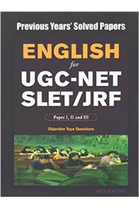English for UGC-NET/SLET/JRF Objective Type Questions Previous Years Solved Papers