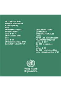 International Nonproprietary Names (Inn) for Pharmaceutical Substances CD-ROM