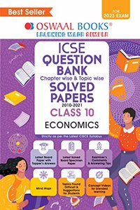 Oswaal ICSE Question Bank Class 10 Economics Book (For 2023 Exam)