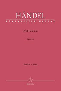 Dixit Dominus HWV 232 (Full Score, paperback)