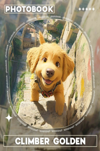 Climber Golden Photo Book