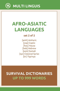Afro-Asiatic Languages Survival Dictionaries (Set 2 of 2)