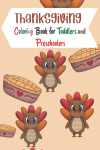 Thanksgiving Coloring Book for Toddlers and Preschoolers
