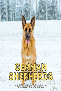 German Shepherds 2021 Calendar