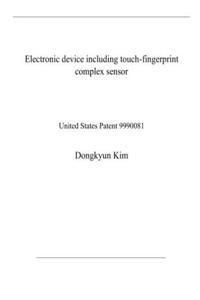Electronic device including touch-fingerprint complex sensor