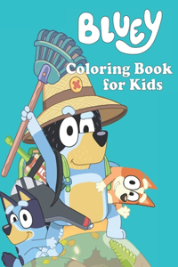 Bluey Coloring Book for Kids