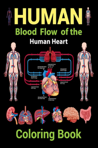 Human Blood Flow Of The Human Heart Coloring Book