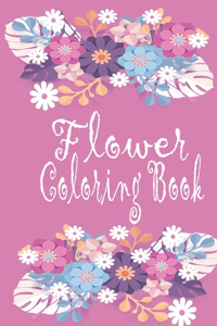 Flower Coloring Book
