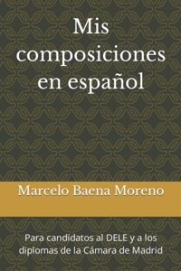 Mis composiciones en español