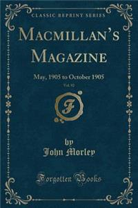 Macmillan's Magazine, Vol. 92