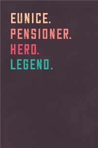 Eunice. Pensioner. Hero. Legend.