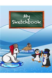 My Sketchbook: Blank, Framed Notebook for Drawings, Doodles & Imagination