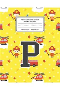 Primary Composition Notebook Grades K-2 Story Journal P