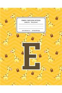 Primary Composition Notebook Grades K-2 Story Journal E