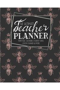 The Ultimate Teacher Planner Perpetual Calendar, Student Data, Lesson Planner & More