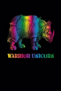 Rainbow Rhino Warrior Unicorn Notebook