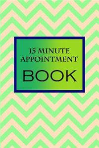 15 Minute Appointment Book