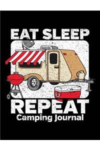 Eat Sleep Repeat Camping Journal