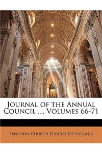 Journal of the Annual Council ..., Volumes 66-71