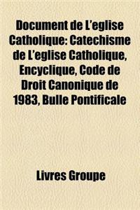 Document de L'Eglise Catholique