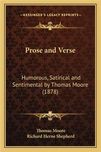 Prose and Verse