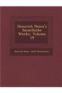 Heinrich Heine's S�mmtliche Werke, Volume 19