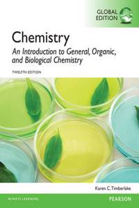 MasteringChemistry -- Access Card -- for Chemistry: An Introduction to General, Organic, and Biological Chemistry, Global Edition