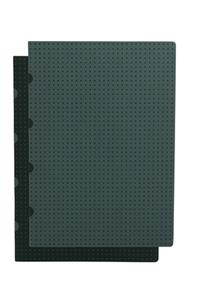 Black on Grey / Grey on Black (set of two) A4 Grid Notebooks
