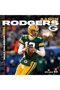 Green Bay Packers Aaron Rodgers 2021 12x12 Player Wall Calendar