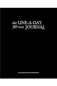 The Line-A-Day 50 Year Journal Black