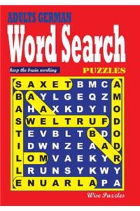 Adults German Word Search Puzzles