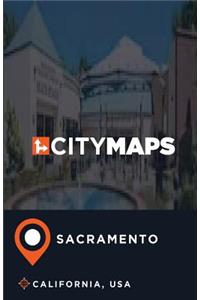 City Maps Sacramento California, USA