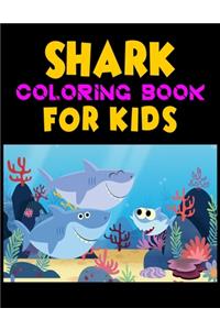 Shark Coloring Book For kids