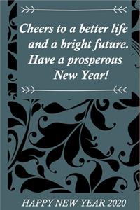 NoteBook for the new year 2020 with 120 pages and 6x9