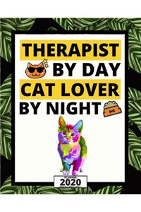 Therapist By Day Cat Lover By Night