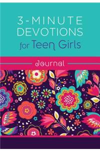 3-Minute Devotions for Teen Girls Journal