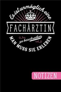 Es ist unmöglich eine Fachärztin zu beschreiben - Man muss sie erleben