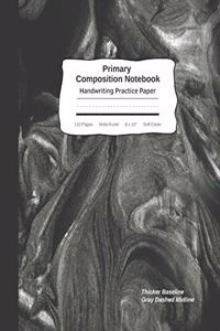 Primary Composition Notebook Handwriting Practice Paper