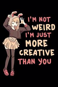 I'm Not Weird I'm Just More Creative Than You