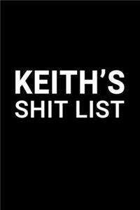 Keith's Shit List