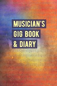 Musician's Gig Book & Diary