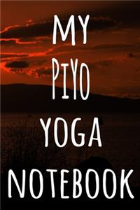 My PiYo Yoga Notebook