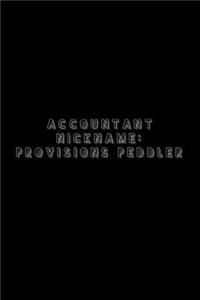 Funny Tax Accountant CPA Blank College Ruled Line Paper
