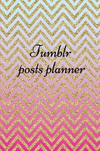 Tumblr posts planner.