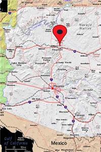 Flagstaff, Arizona Pinned on a Map Journal