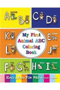 My First Animal ABC Coloring Book