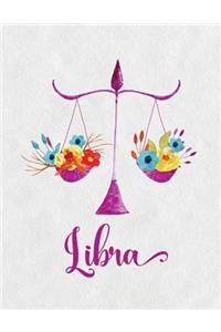 Libra Zodiac Creative Notebook Journal