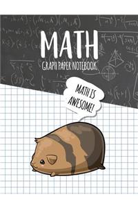 Math Graph Paper Notebook